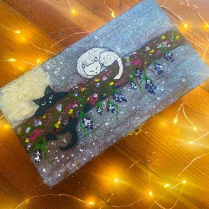 Black and White Cat Pixi Box